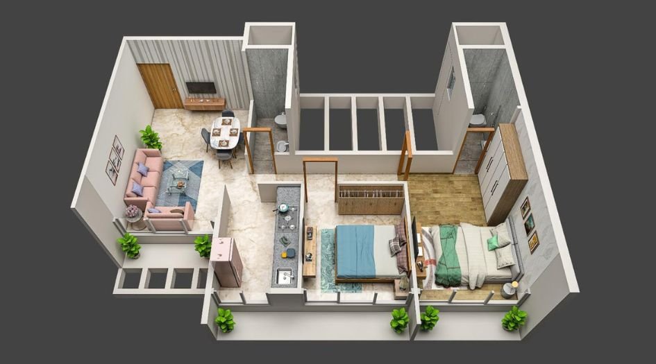 Neelkanth-Darshan-Floor-plan-2BHK-1140-Sqft